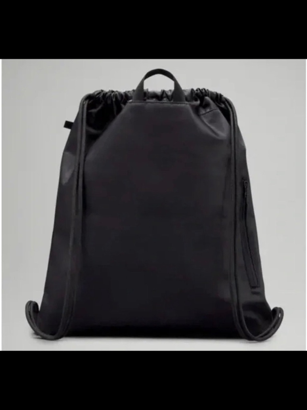 lululemon athletica Black Drawstring Backpack - Picture 3 of 5